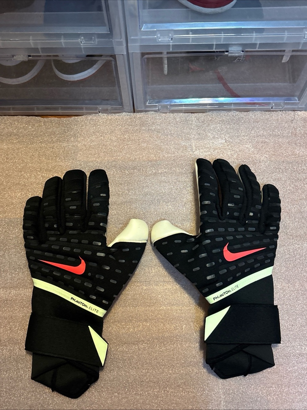 Nike Phantom Elite Promo Goalkeeper Gloves Black FB2095-010 Men’s Sz 11 NWOT